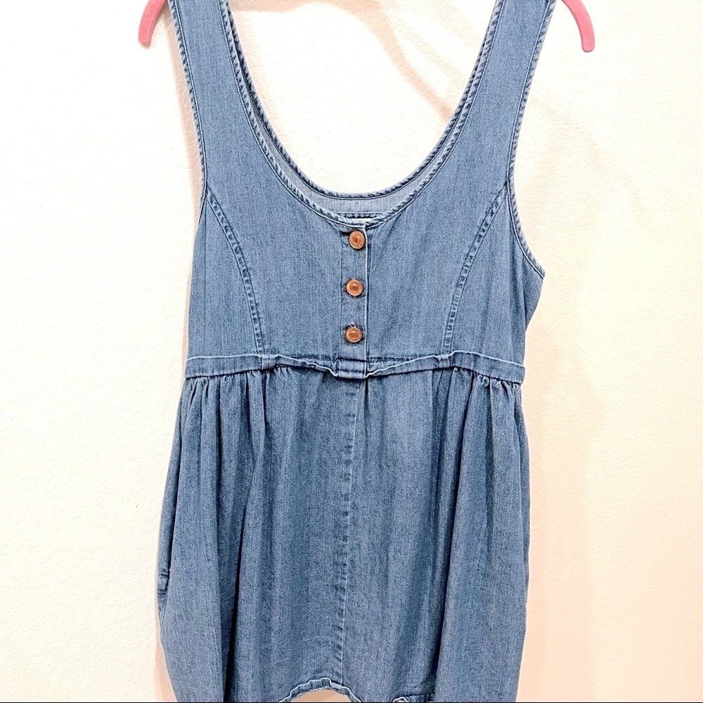 Forever 21 Blue Denim Mini Dress